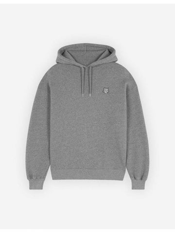 Bold Foxhead Patch Comfort Hoodie Grey - MAISON KITSUNE - BALAAN 1