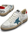 Ballstar Red Tab Mesh Low Top Sneakers White - GOLDEN GOOSE - BALAAN 2