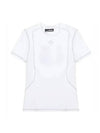 Marsha Logo Short Sleeve T-Shirt White - J.LINDEBERG - BALAAN 1