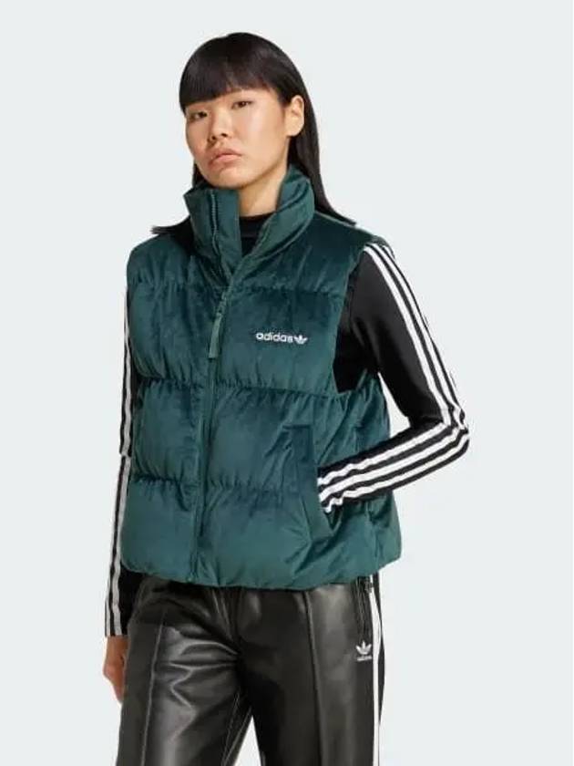 VELVET Best Vest Women s Original Meral Green IW8389 716028 - ADIDAS - BALAAN 1