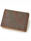 Paisley Half Wallet Brown - ETRO - BALAAN 5