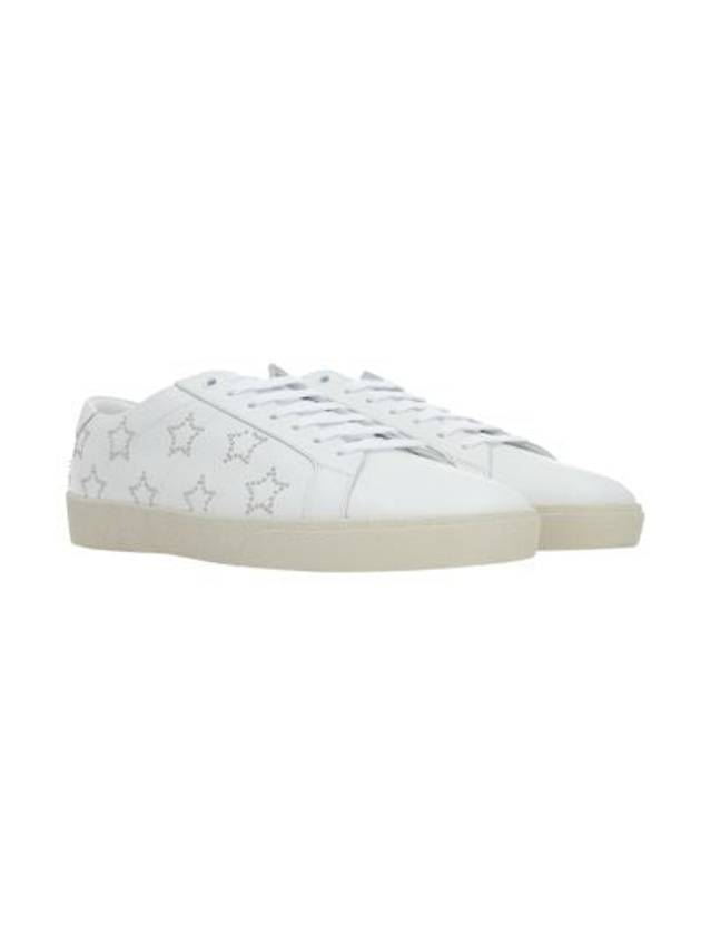 Court Classic SL06 California Smooth Leather Low Top Sneakers White - SAINT LAURENT - BALAAN 5