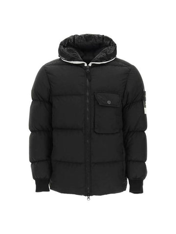 Men's Naslan Light Padding Black - STONE ISLAND - BALAAN.