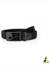 Skull Buckle Viscose Belt Black - HYDROGEN - BALAAN 2