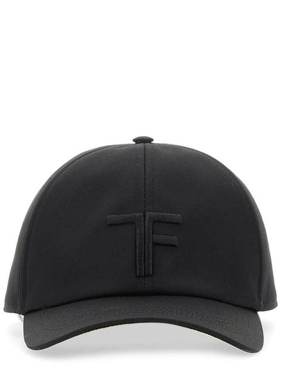 Embroidered Logo Ball Cap Black - TOM FORD - BALAAN 2