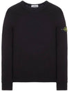 OLD Treatment Wappen Patch Crew Neck Sweatshirt Black - STONE ISLAND - BALAAN 2