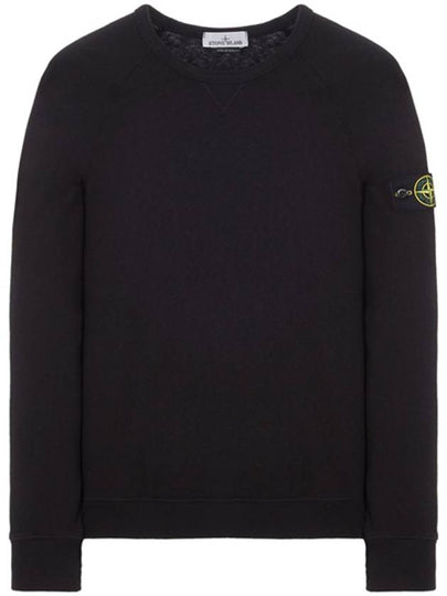 OLD Treatment Wappen Patch Crew Neck Sweatshirt Black - STONE ISLAND - BALAAN 2