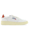 Medalist Orange Tab Low Top Sneakers White - AUTRY - BALAAN 1