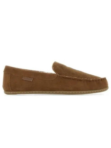 Suede Colin Loafer Brown 15RF103842 - RALPH LAUREN - BALAAN 1