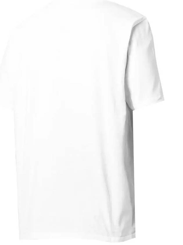 Box Logo Short Sleeve T-Shirt White - MSGM - BALAAN 4