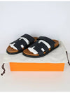 Chypre Calfskin Sandals Black - HERMES - BALAAN 7