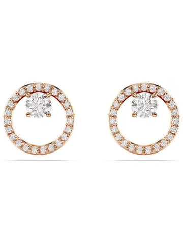 Constella Stud Earrings Rose Gold - SWAROVSKI - BALAAN 1