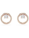 Constella Stud Earrings Rose Gold - SWAROVSKI - BALAAN 1