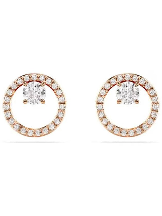 Constella Stud Earrings Rose Gold - SWAROVSKI - BALAAN 1