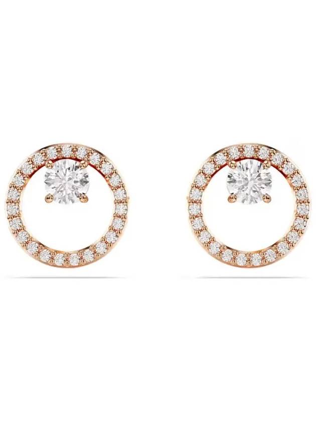 Constella Stud Earrings Rose Gold - SWAROVSKI - BALAAN 1