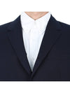 Plain Weave Suiting 4 Bar Classic Sport Jacket Dark Blue - THOM BROWNE - BALAAN 7