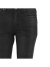 Men's 5 Pocket Organic Cotton Skinny Jeans Black - SAINT LAURENT - BALAAN 5