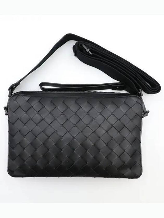 Intrecciato Cross Bag Black - BOTTEGA VENETA - BALAAN 2