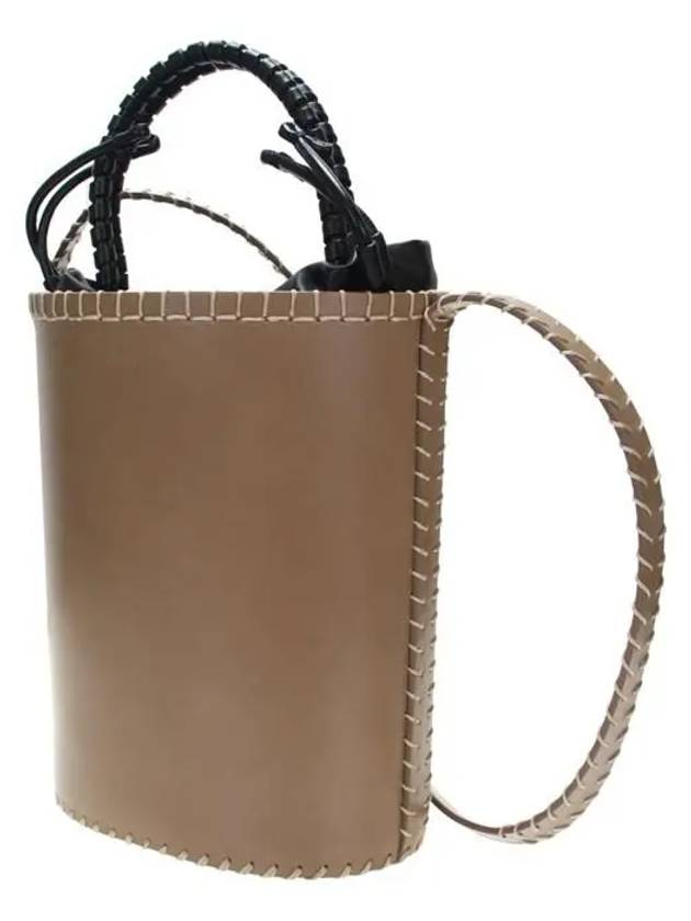 Luella Strap Small Bucket Bag Beige - CHLOE - BALAAN.