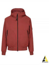 Pro-Tech Ribbed Hooded Jacket Red - CP COMPANY - BALAAN 2