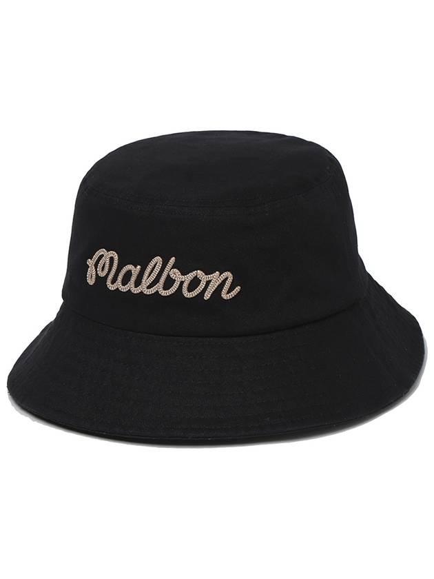 Bucket Basic Hat BLACK - MALBON GOLF - BALAAN 3