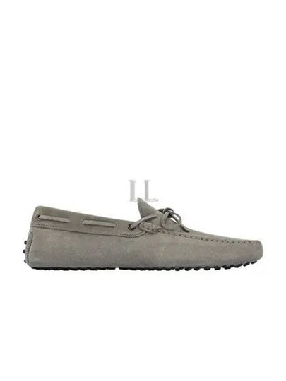 Men's Gommino Suede Driving Shoes Beige - TOD'S - BALAAN 2