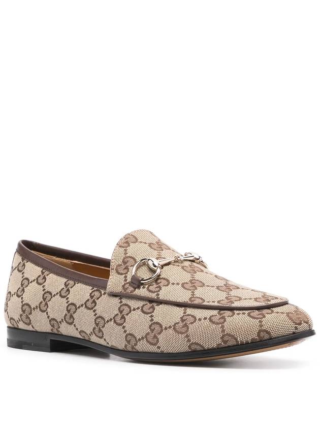 Jordan Ebony Original GG Canvas Loafer Beige - GUCCI - BALAAN 3