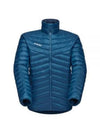 Men's Albula IN High Neck Padded Zip-up Jacket Blue - MAMMUT - BALAAN 2