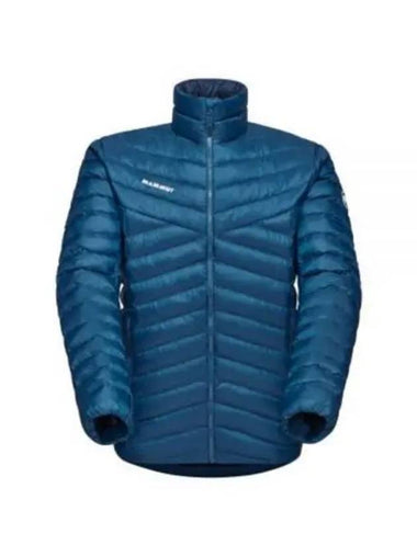 Men's Albula IN High Neck Padded Zip-up Jacket Blue - MAMMUT - BALAAN 1