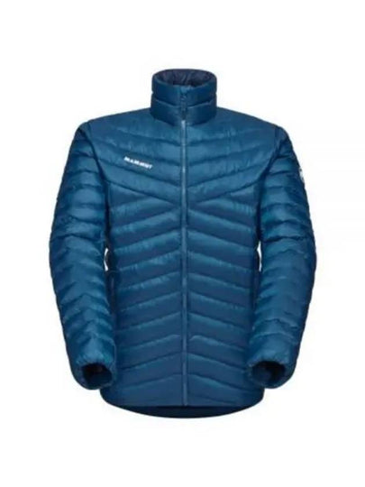 Men's Albula IN High Neck Padded Zip-up Jacket Blue - MAMMUT - BALAAN 2