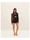 Le Short Areia High Waisted Mini Shorts Black - JACQUEMUS - BALAAN 2