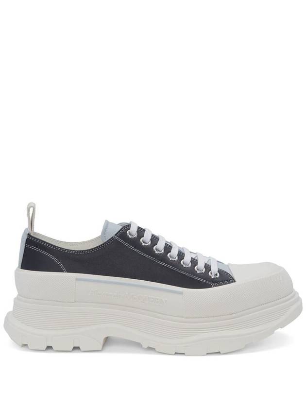 Tread Slick Lace-Up Low Top Sneakers Black - ALEXANDER MCQUEEN - BALAAN 2