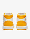 Air Jordan 1 Mid Top Sneakers University Gold Yellow - NIKE - BALAAN 6