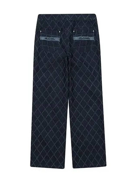 Women s Spring Denim Bootcut Washing Pants 5404LZWD BLUE - BLACK&WHITE - BALAAN 2