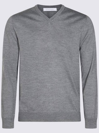 Cruciani Grey Wool Knitwear - CRUCIANI - BALAAN 1