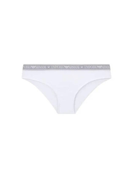 UNDERWEAR Women's Logo Band Cotton Briefs White - EMPORIO ARMANI - BALAAN 1