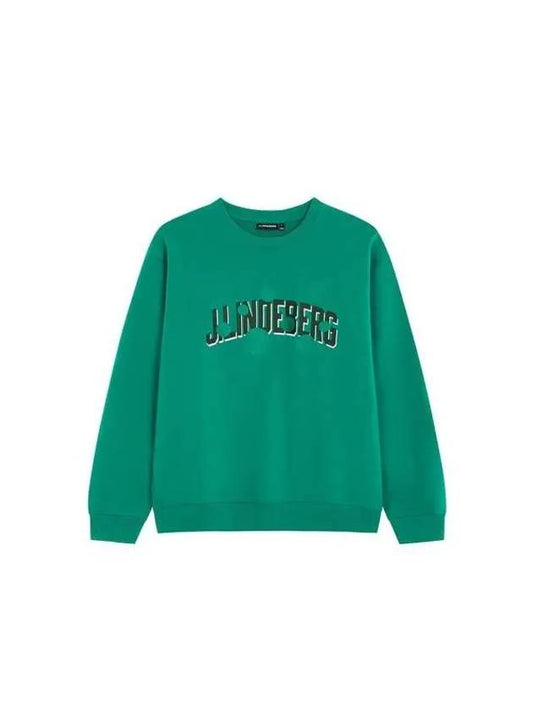 Men Collection Kaiser Crew Neck Sweatshirt Green 270354 - J.LINDEBERG - BALAAN 1