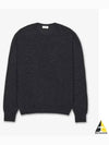 Cashmere Silk Knit Top Grey - SAINT LAURENT - BALAAN 2