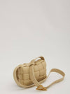 Cassette Intrecciato Padded Small Cross Bag Beige - BOTTEGA VENETA - BALAAN 9