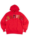 Reverse Weave PO Old English Lettering Men s Hoodie Red GF68 Y07986 2WC - CHAMPION - BALAAN 3