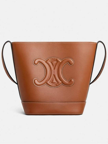 Small Bucket Cuir Triomphe - CELINE - BALAAN 1