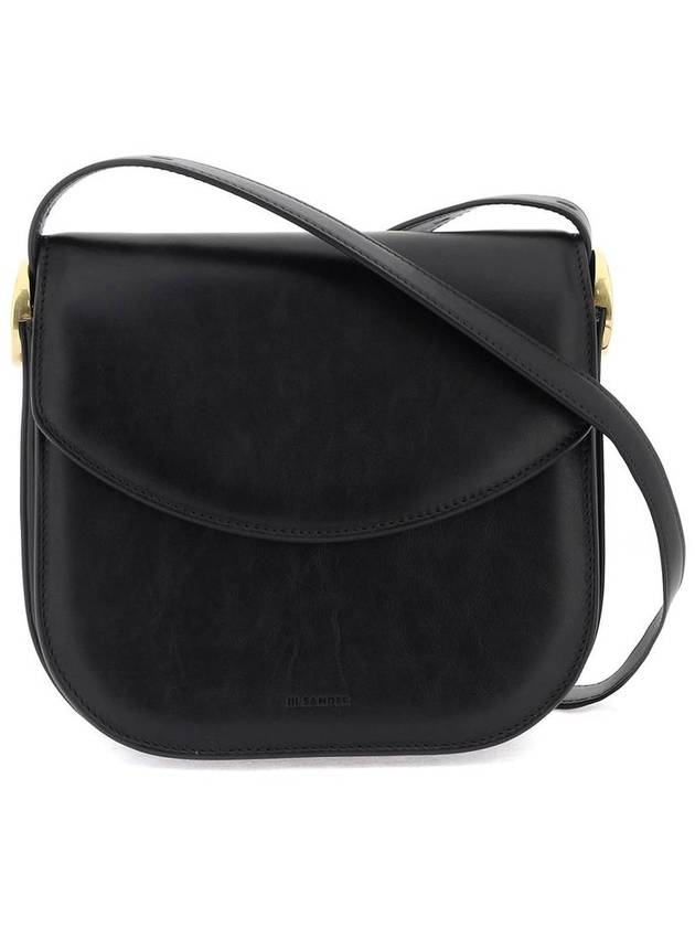 BLACK Padded leather Coin shoulder bag J07WG0055 P6569 001 - JIL SANDER - BALAAN 6