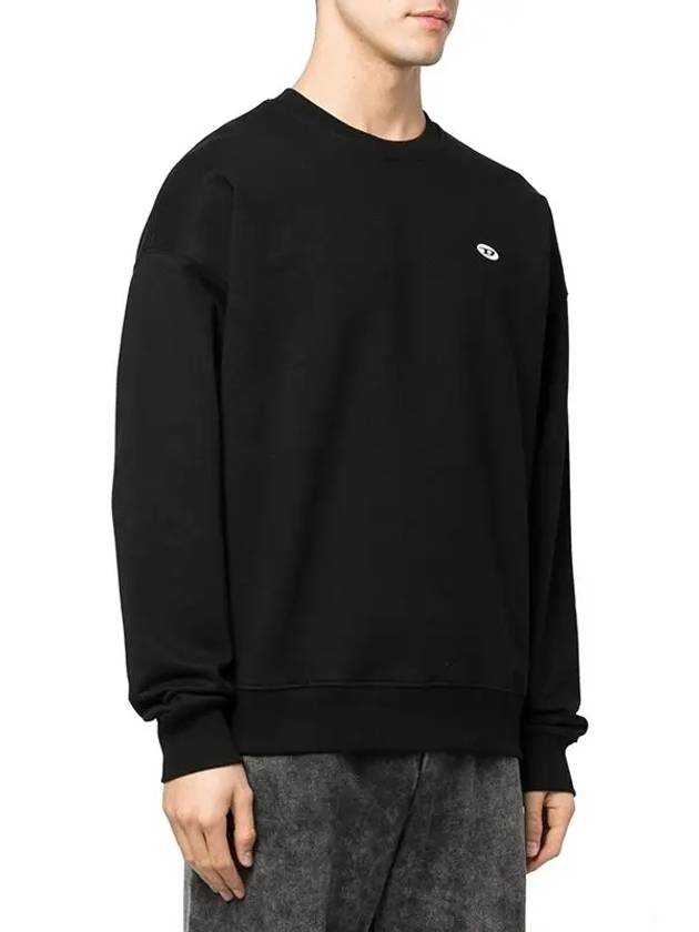 S Rob Doval PJ Sweatshirt Black - DIESEL - BALAAN 3