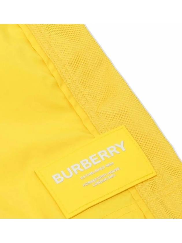 Kids Logo Patch Motif Swim Pants Yellow 8047946 - BURBERRY - BALAAN 4