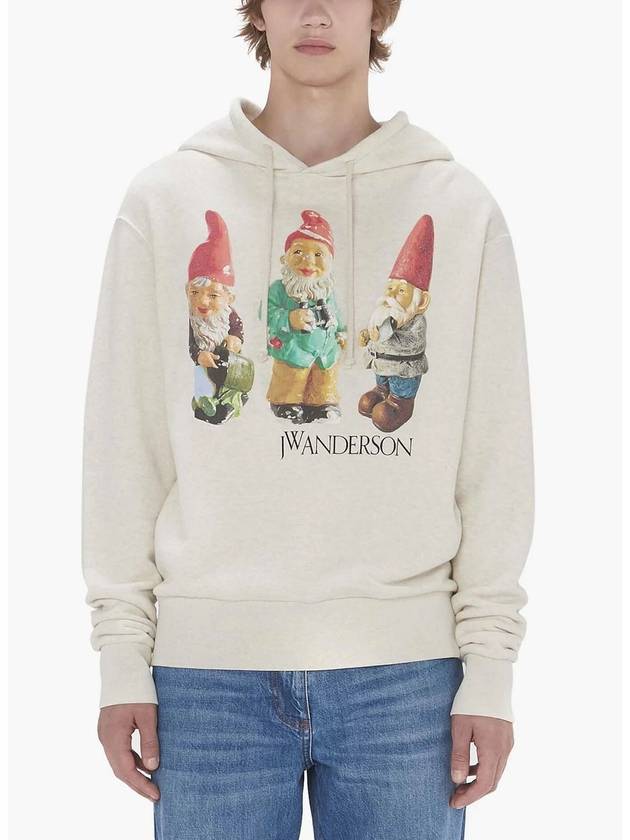 Gnome Print Hoodie White - JW ANDERSON - BALAAN 2