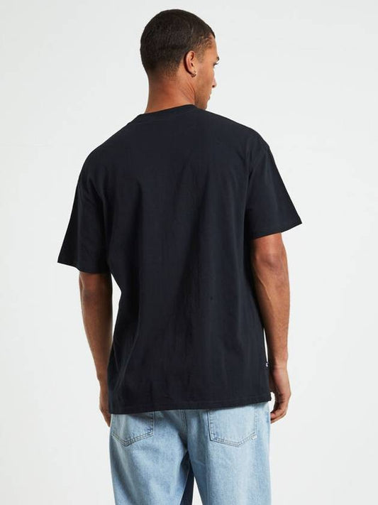 AU AUSTRALIA TYPEWRITER SS TSHIRT ST037002 BLACK MENS - STUSSY - BALAAN 2