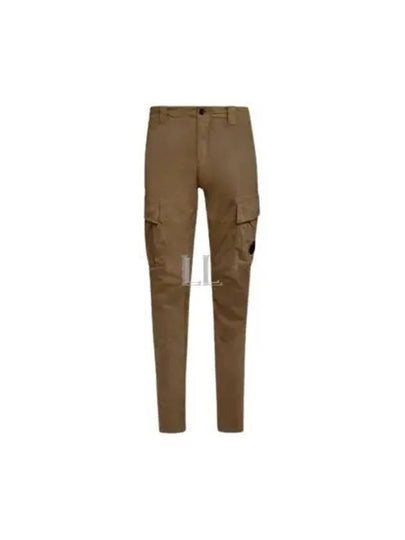 Stretch Satin Cargo Straight Pants Green - CP COMPANY - BALAAN 2