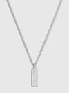 Diagonal Interlocking G Necklace Silver - GUCCI - BALAAN 2