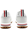 Fine Kid Suede Tech Runner White - THOM BROWNE - BALAAN 5