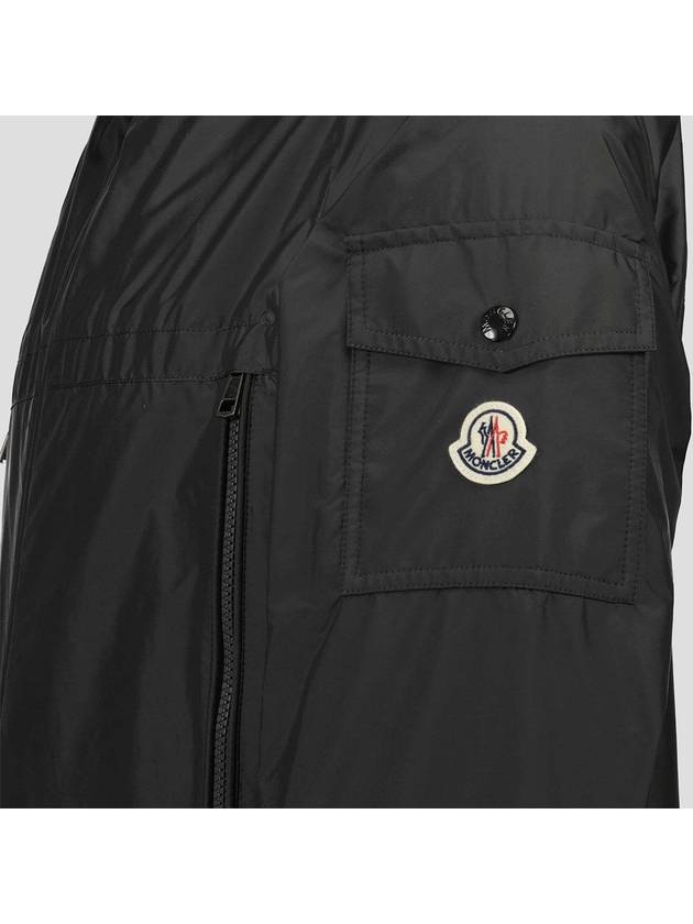 Nire Rain Zip-Up Jacket Black - MONCLER - BALAAN 4